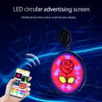 RGB цвет WiFi приложение динамический заднего окна прокрутки рекламы цифровой дисплей программируемый тонкий смайлик сообщение привело автомобиль экран